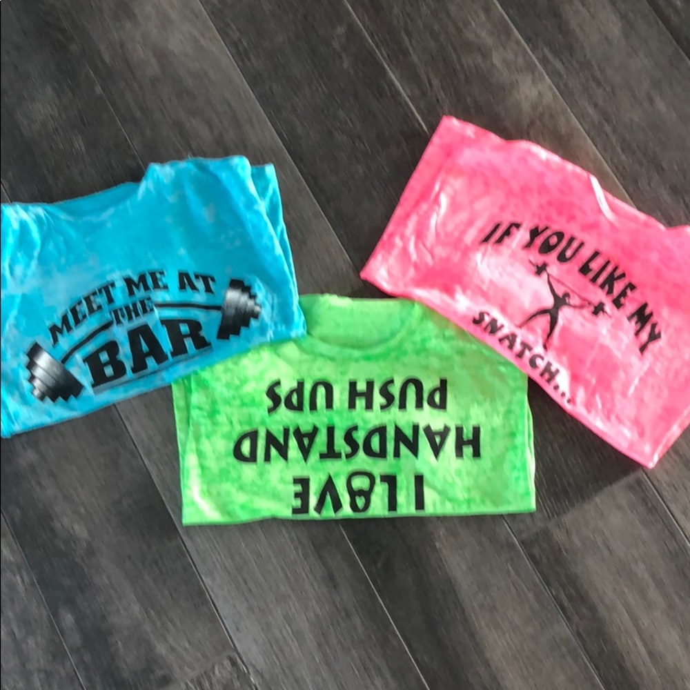 CrossFit Ladies tanks( lot of 3) size small